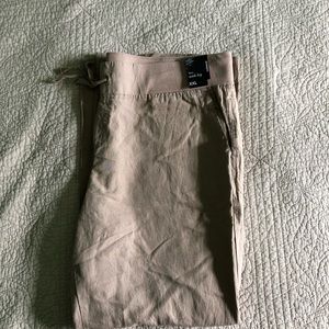 NWT NY&Co Tan Linen Pants XXL Regular Length